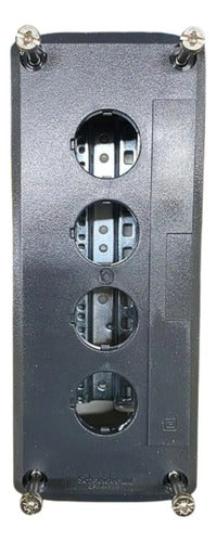 Botoeira De Comando 22mm 4 Furos Cinza Xald04 Schneider Cinza