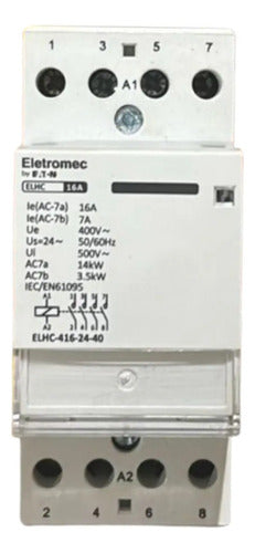 Contator 4p Elhc-416-24-22 16a 2naf 24v Ac1 Eaton 24v