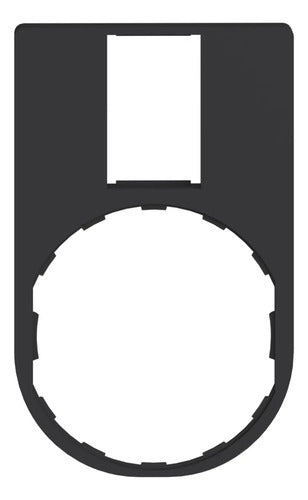 Kit 5 Peças: Porta Etiqueta 30x50mm Zbz33 Schneider