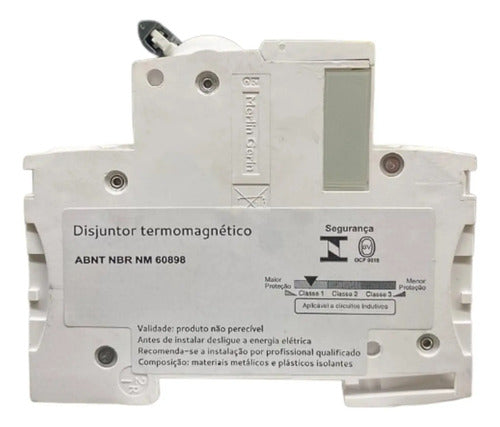 Disjuntor Acti9 Ic60h 2p Curva D 50a 440v A9f85250 Schneider 440v 50/60 Hz