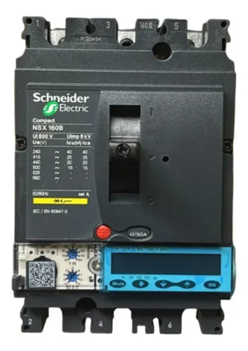Disjuntor 3p Nsx160b Micrologic 5.2 160a Lv430870 Schneider
