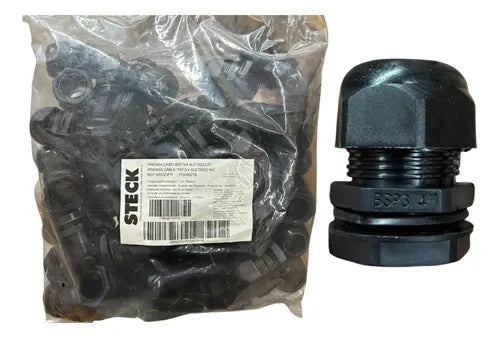 Kit Com 25: Prensa Cabo 3/4'' Bsp3/4 Preto S853cpti Steck