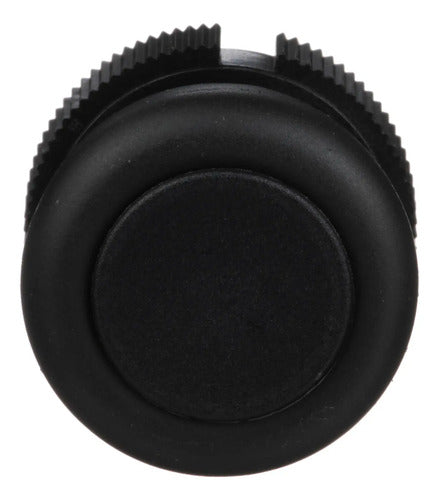 Kit Com 2: Botão 22mm Plástico Xaca9412 Preto Shcneider Preto 0