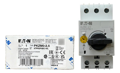 Disjuntor Motor Pkzm0-2,5 1,6-2,5a Eaton - 50/60hz