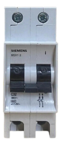 Disjuntor 2p 32a Curva C 5sx1232-7 Siemens