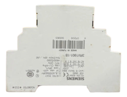 Bloco De Contato 3rv1901-1b Siemens -