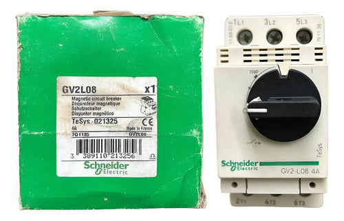 Disjuntor Motor Magnético Gv2l08 4a 50ka Schneider 690v 50-60hz