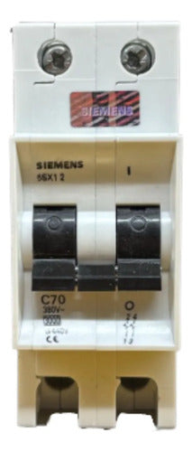 Disjuntor Bipolar 70a Curva C 5sx1270-7 Siemens