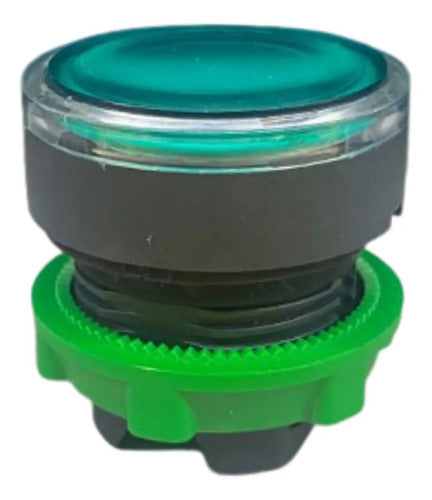 Cabeçote Para Botao Luminoso Verde 22mm Zb5aw333 Schneider Verde