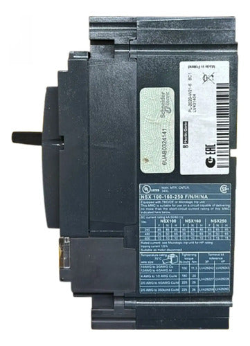 Disjuntor 3p Nsx250h-tm250d 250a Lv431670 Schneider