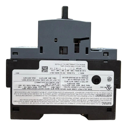 Disjuntor Motor 3rv2011-0ja10 0,7-1,0a Siemens - 50/60hz