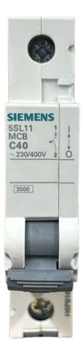 Kit Com 4: Disjuntor 1p Curva C 50a 5sl1140-7mb Siemens