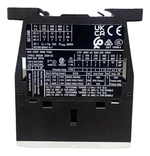 Contator Dilm12-10 12a 110v Eaton 110v