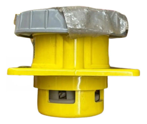 Tomada S5044w 3p+t+n 16a 4h Ip67 Amarelo Steck Amarelo