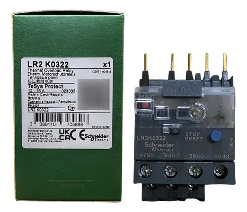 Rele Termico Classe 10 1216a 1na+1nf Lr2k0322 Schneider 690v