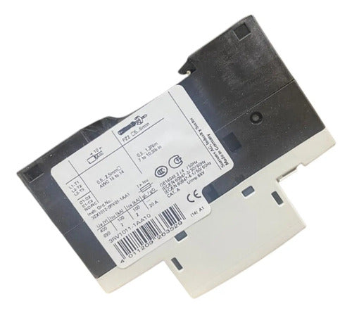Disjuntor Motor 3rv1011-1aa10 1,1-1,6a Siemens - 50/60hz