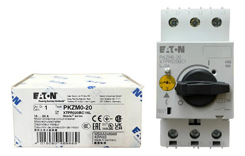 Disjuntor Motor Pkzm0-20 16-20a Eaton - 50/60hz