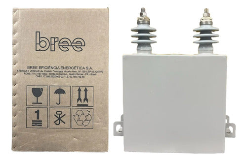 Capacitor De Potência Monofásico 210kvar 7200v Marca Bree 7200v