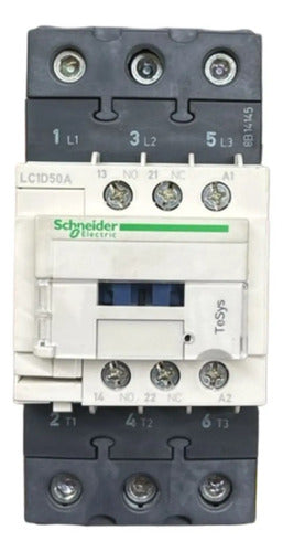 Contator Tripolar Tesys Deca Lc1d50ag7 120v Schneider 120v