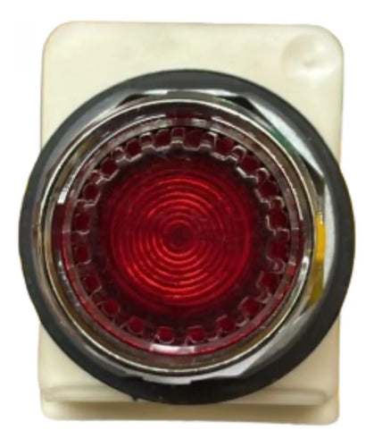 Botão 30mm Metálico 1naf Vermelho 9001k3l40rh13 Schneider Vermelho