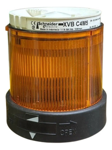 Módulo Luminoso P Xvb Intermitente Laranja Xvbc4m5 Schneider Laranja 48/230vca