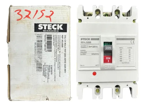 Disjuntor Tripolar 225a 690v Sdls225 Steck