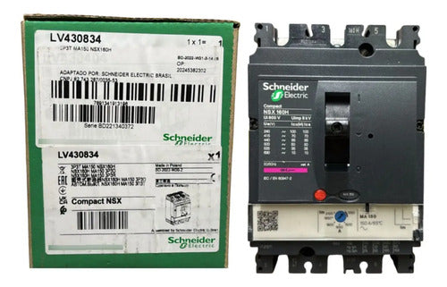 Disjuntor Compact Nsx160h-ma150 150a 3p Lv430834 Schneider