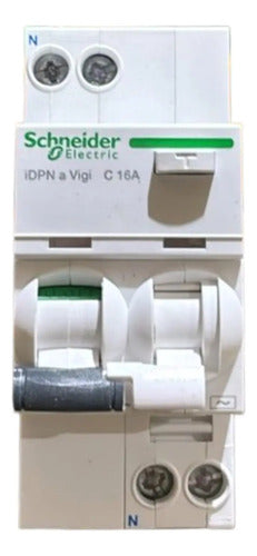 Disjuntor Diferencial Residual Idpnn 1p+n A9d44616 Schneider