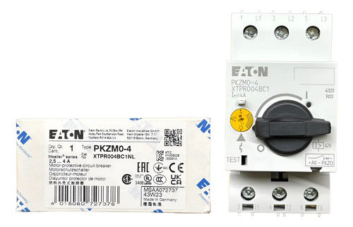 Disjuntor Motor Pkzm0-4 2,5-4a Eaton - 50/60hz