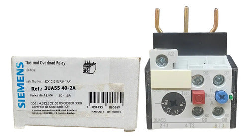 Rele De Sobrecarga 3ua5540-2a 10-16a Siemens -