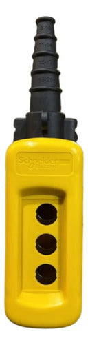 Botoeira Pendente 3 Furos Ø22mm Xaca03 Schneider Amarelo
