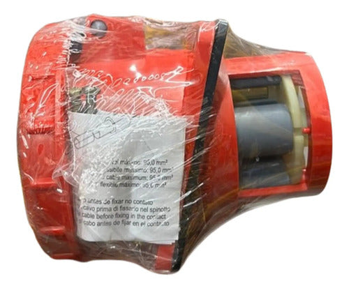 Tomada A4646 125a 3p+t 380/440v Vermelha Ip67 Steck Vermelho