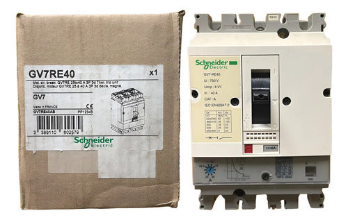 Disjuntor Termomagnético 25-40a 750v 8kv Gv7re40 Schneider