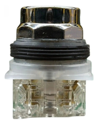 Botão 30mm Metálico Verde 1naf 9001kr2gh13 Schneider Verde -