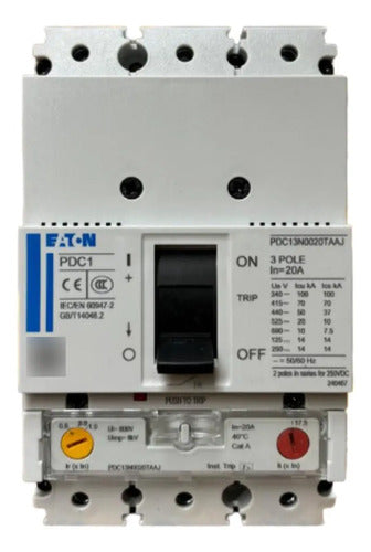 Disjuntor Tripolar 20a Pdc13n0020taaj Eaton