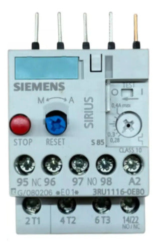 Relé Térmico 3ru1116-0eb0 0,28-0,4a Siemens -