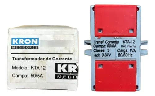 Transformador De Corrente Kta12 50/5a 0,6kv 50/60hz 1va Kron