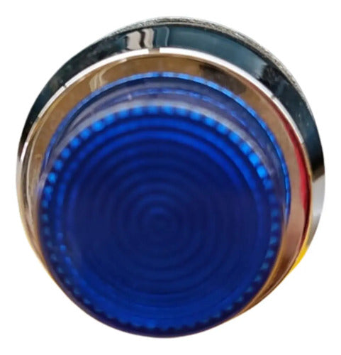Kit Com 2: Botão Sinaleiro Azul Vsz304/16 30 Mm Schmersal Azul Não Informado
