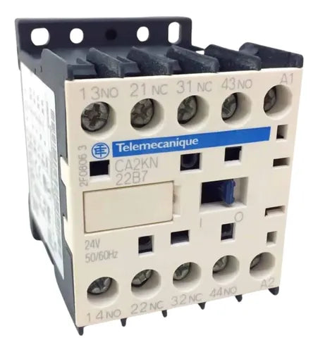 Contator Auxiliar 2na+2nf 24vca Ca2kn22b7 Telemecanique 24vca