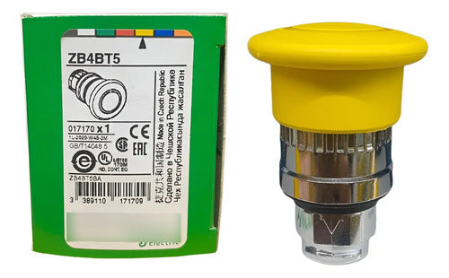 Cabecote Para Botao 22mm Metalico Soco E Zb4bt5 Schneider Amarelo -