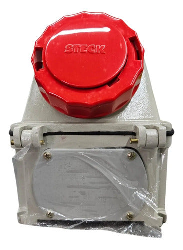 Tomada S4806bwmr Surelock Sobreposição 250a 6h 3p + T Steck Vermelho