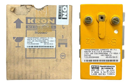 Transformador De Corrente Kr 711 400/5a 50/60hz Kron
