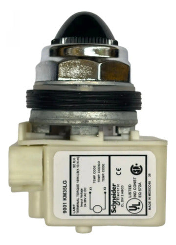 Sinaleiro 30mm Metálico Verde 9001kp35lgg9 Schneider Verde 24vca Cc