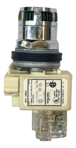 Botão 30mm Metálico Na+nf Verde 9001k3l40gh13 Schneider Verde