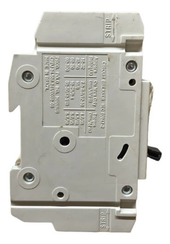 Disjuntor Bipolar 3vf2217-0ed41-0aa0 20a Siemens