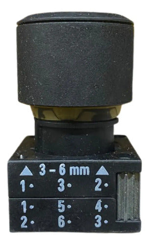 Chave Comutadora 2pos 22mm 3sb3000-4ad11 Siemens