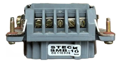Kit C/ 2 Peças: Miolo Femea 10p Smb-10 Steck Cinza