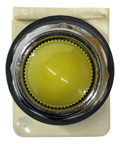 Sinaleiro 30mm Metálico C/ Trafo 9001kp1y9 Amarelo Schneider Amarelo 120v