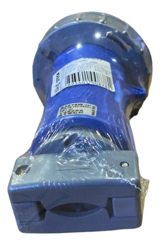Plug 2p+t 63a 200/250v 6h Azul Ip67 S3576w Steck Azul