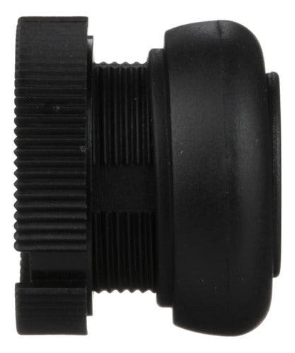 Kit Com 2: Botão 22mm Plástico Xaca9412 Preto Shcneider Preto 0